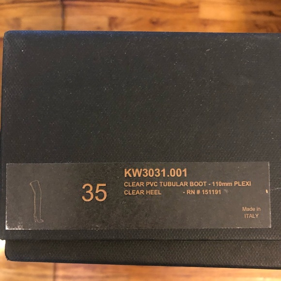 YEEZY Clear Transparent Thigh High boots sz 35 NWB - Picture 5 of 8